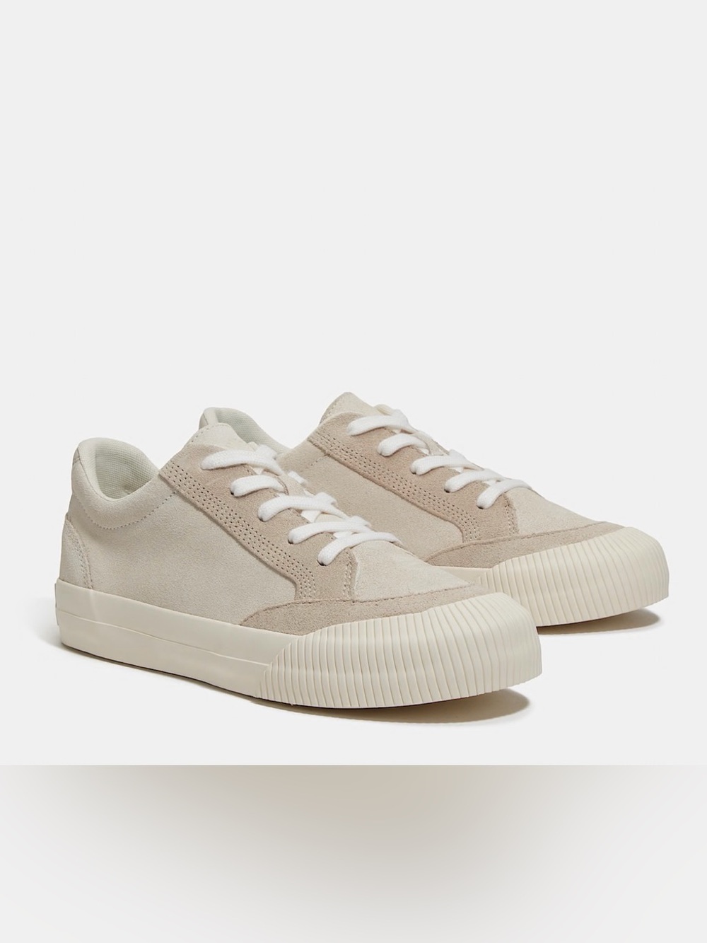 Timberland Cream/Tan Low-Top Sneakers